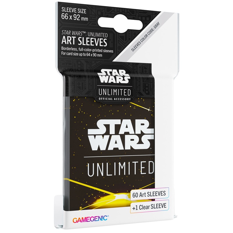 Star Wars Unlimited Art Sleeves – Card Back Yellow