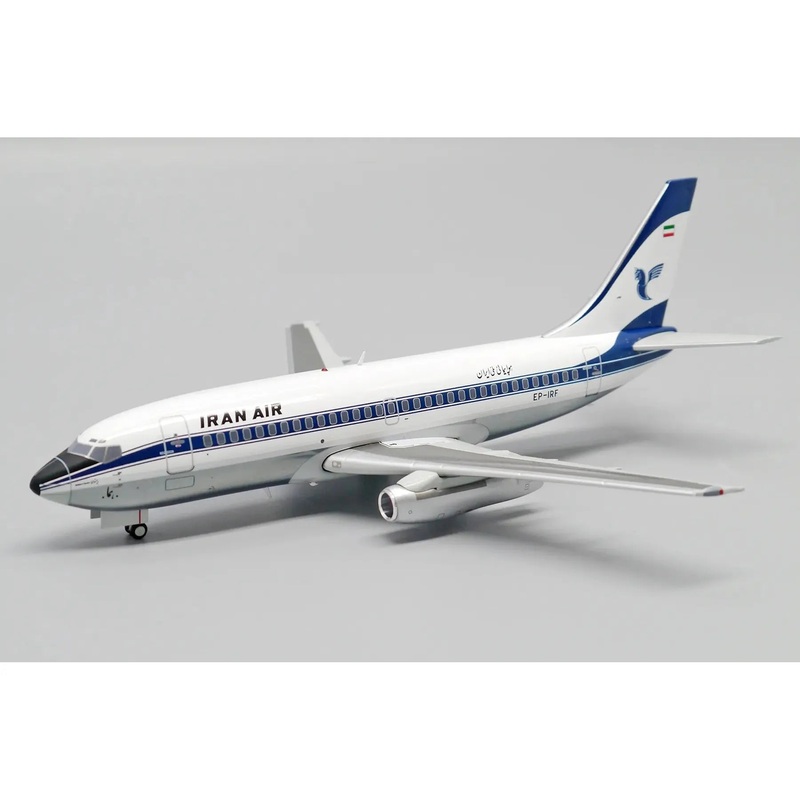 1/200 Iran Air Boeing 737-200 “Polished” Reg: EP-IRF with Stand