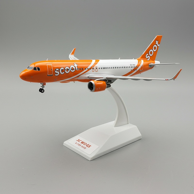 1/200 Scoot Airbus A321NEO Reg: 9V-NCB with Stand
