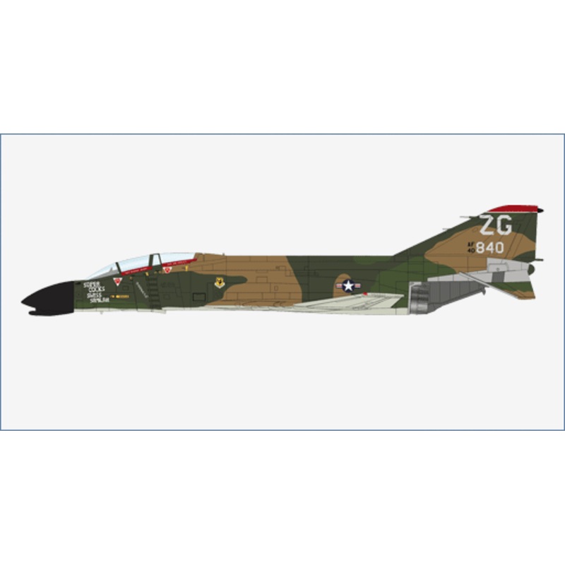1/72 EF-4C Wild Weasel “Super Cocks Swiss Samilar” 64-0840 67th TFS Korat RTAFB 1971
