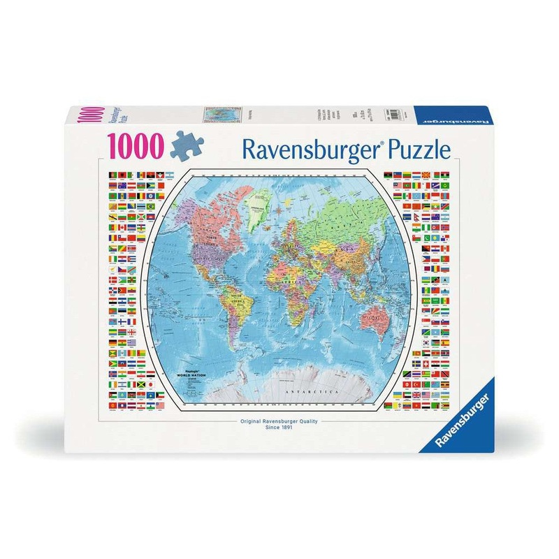 1000pc Political World Map Puzzle