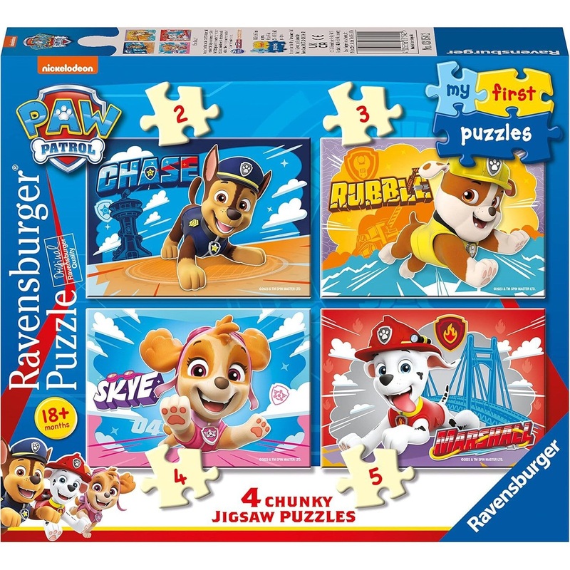 2/3/4/5pc Paw Patrol Born Brave! My First Puzzle