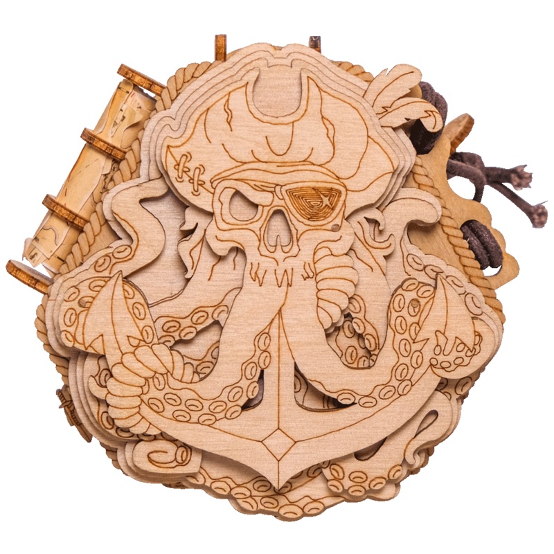 Assembled Blackbeard’s Compass