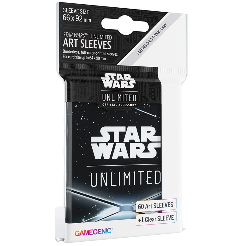 Star Wars Unlimited Art Sleeves – Card Back Black