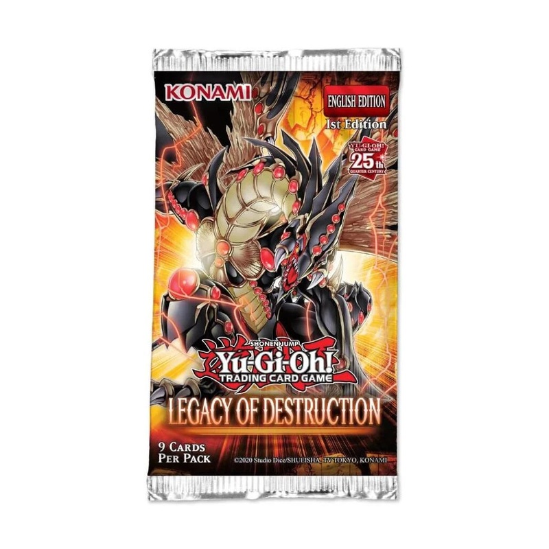 Yu-Gi-Oh! Legacy of Destruction – 9 x Card Booster 1pc
