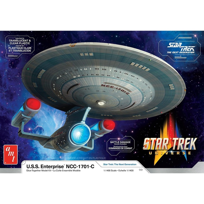 1/1400 Star Trek U.S.S. Enterprise NCC-1701-C Plastic Model Kit