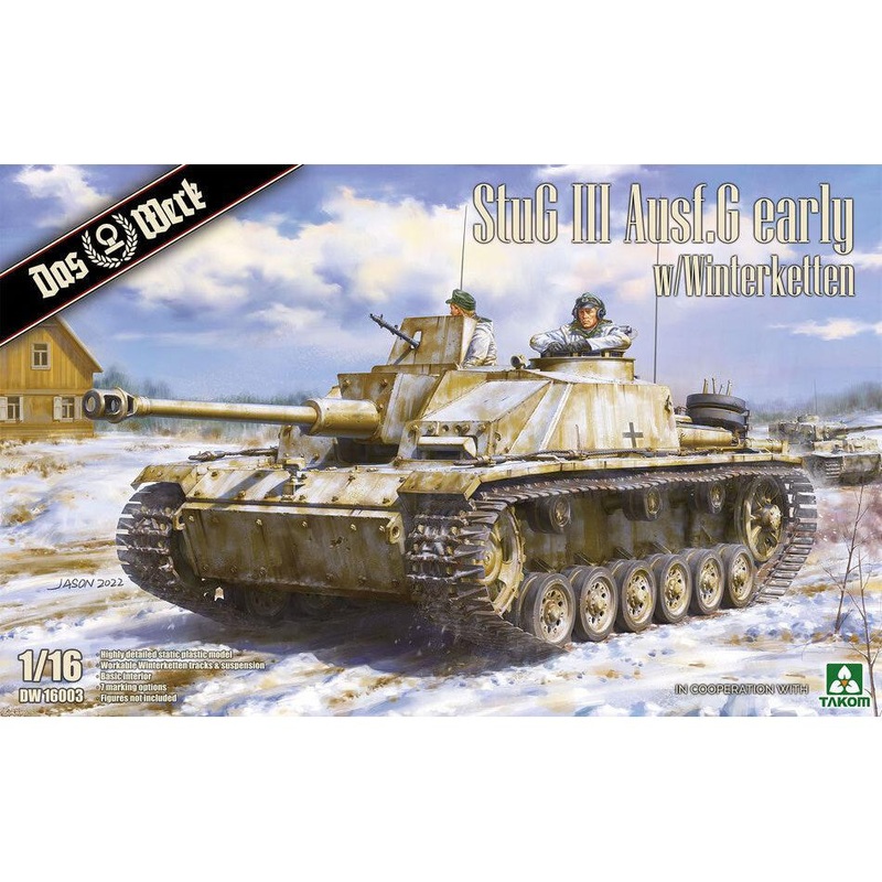 1/16 StuG III Ausf.G with Winterketten Plastic Model Kit