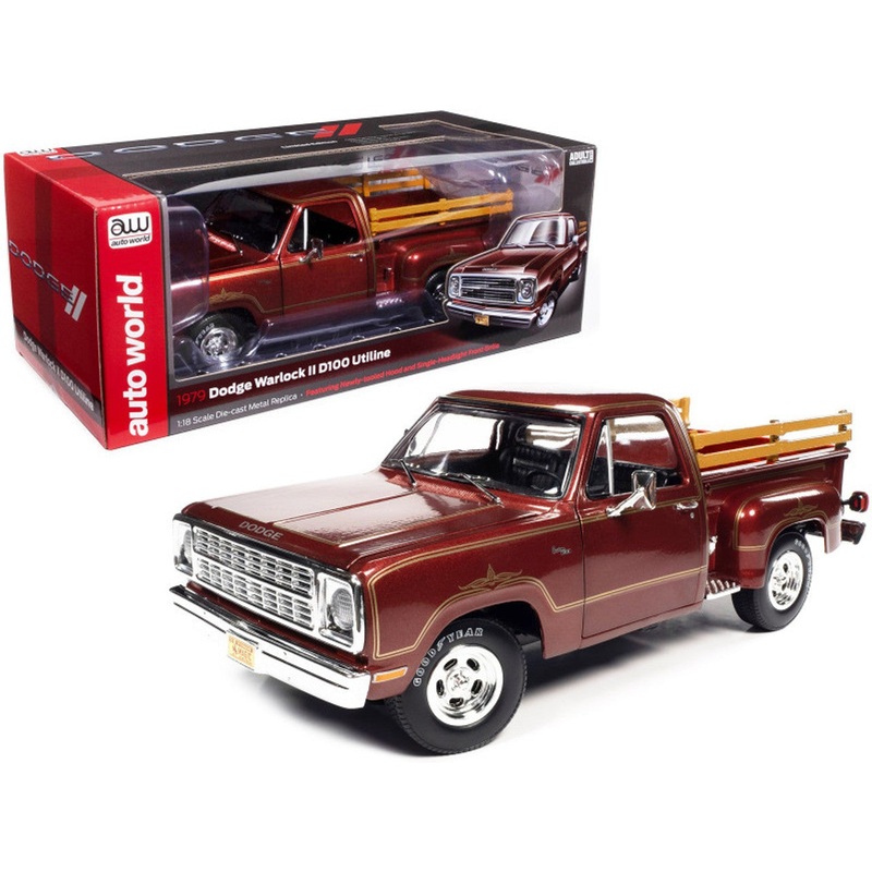 1/18 Lil Red Truck 1979 Dodge Utility Line