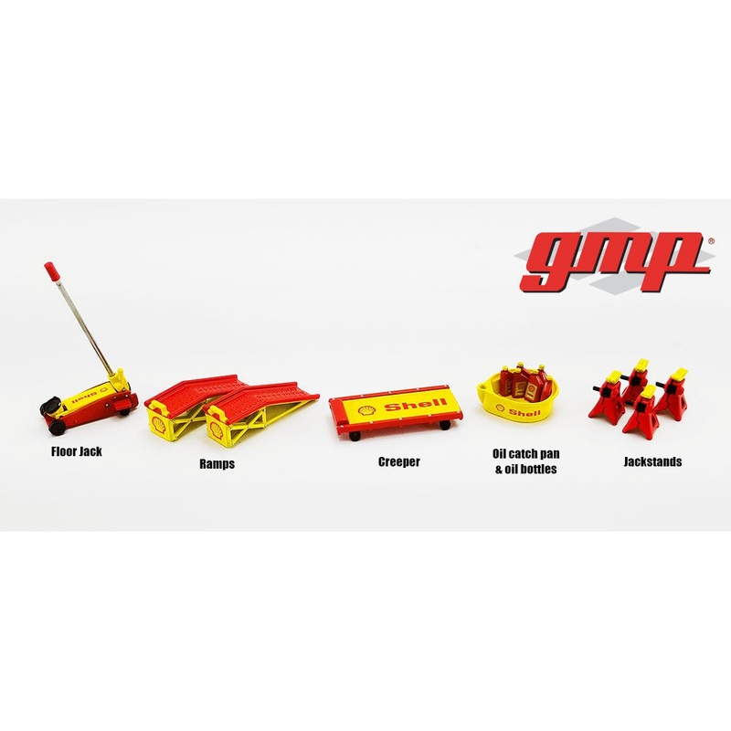 1/18 Shell Oil #2 Shop Tool Set