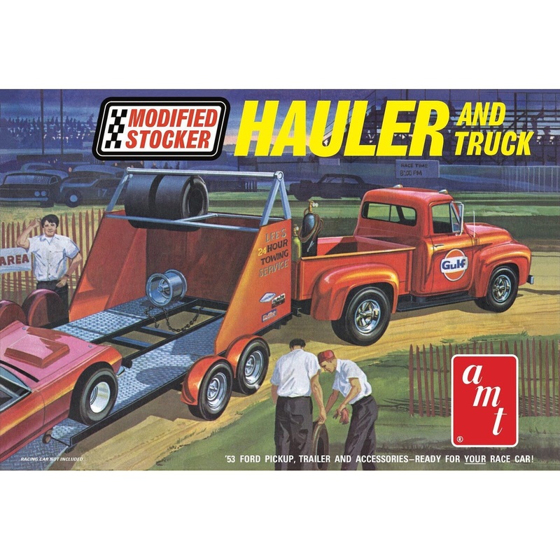 1/25 1953 Ford Pickup “Modified Stocked Hauler” Gulf Plastic Model Kit