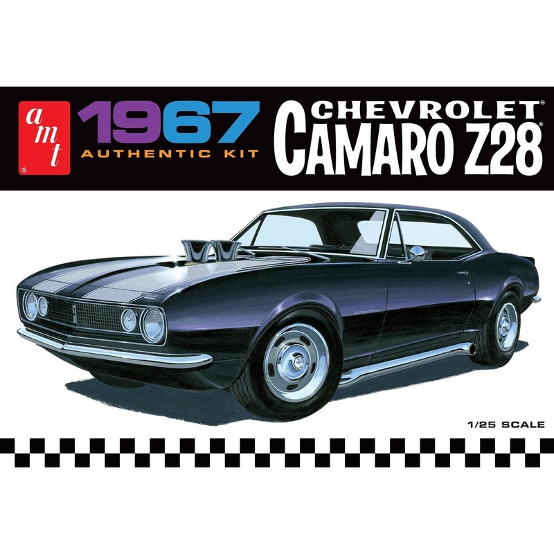 1/25 1967 Chevy Camaro Z28 Plastic Model Kit