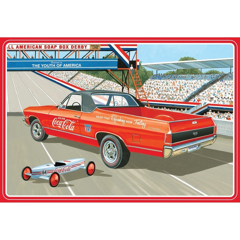 1/25 1968 Chevy El Camino SS (Coca-Cola) Plastic Model Kit