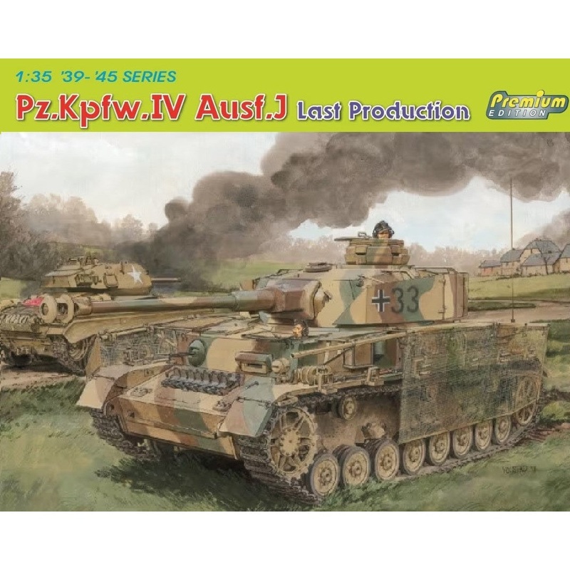 1/35 Pz.Kpfw.Iv Ausf.J Last Production Plastic Model Kit