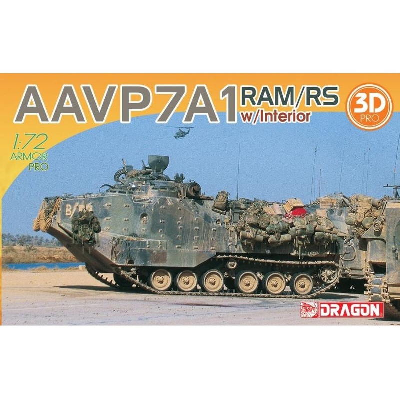 1/72 AAVP7A1 RAM/RS with Interior Plastic Model Kit