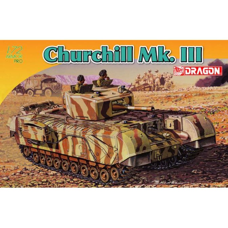 1/72 British Churchill Mk.III Plastic Model Kit