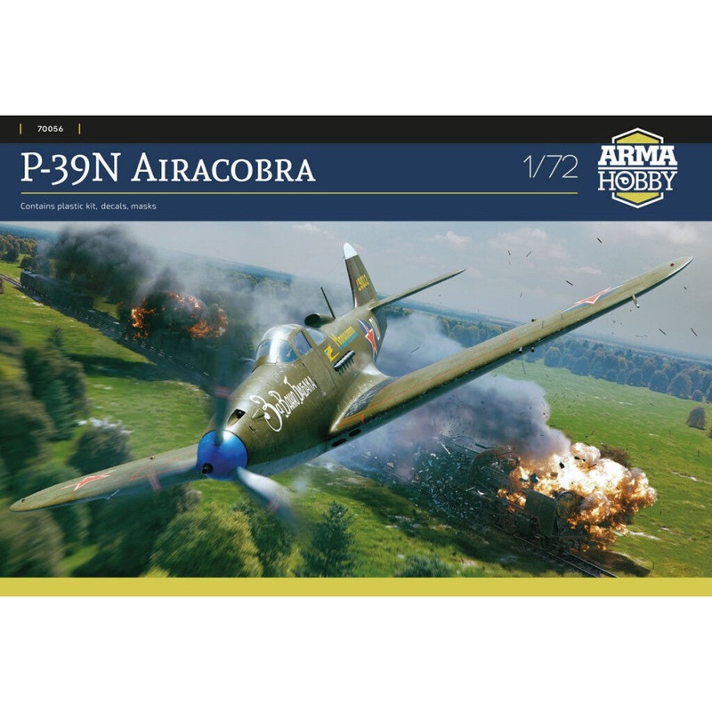 1/72 P-39N Airacobra Plastic Model Kit