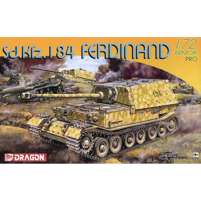 1/72 Sd.Kfz.184 Ferdinand Plastic Model Kit