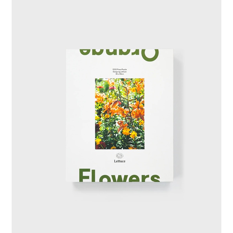 1000pc Orange Flowers Puzzle