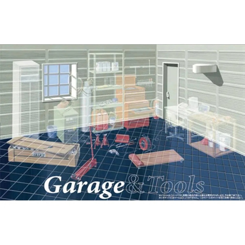 1/24 Garage (Accessory) (GT-1) Plastic Model Kit