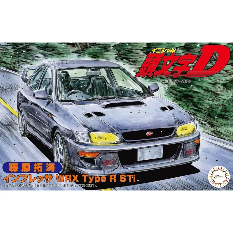 1/24 Impressa WRX TypeR STi Fujiwara Takumi (ISD-18) Plastic Model Kit