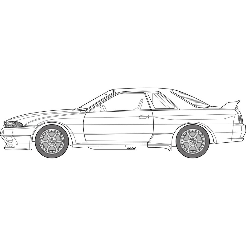 1/24 Taisan STP GT-R (Skyline GT-R (BNR32 Gr.A)) 1993 (ID-314) Plastic Model Kit