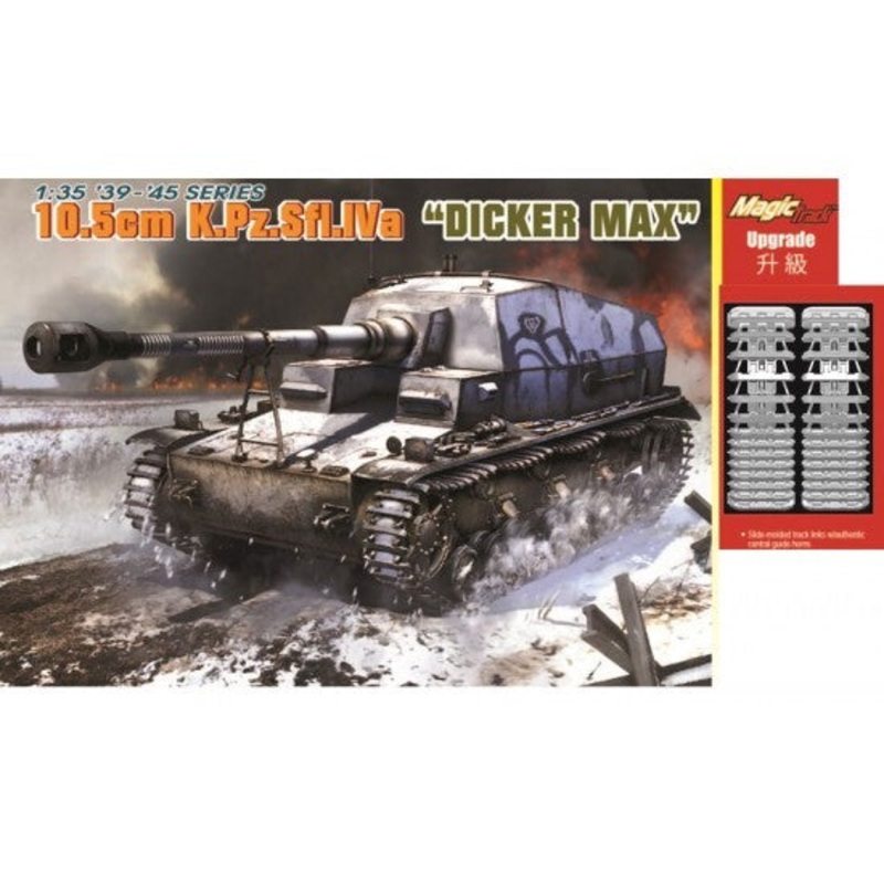 1/35 10.5cm K.Pz.Sfl.Iva “Dicker Max” Plastic Model Kit