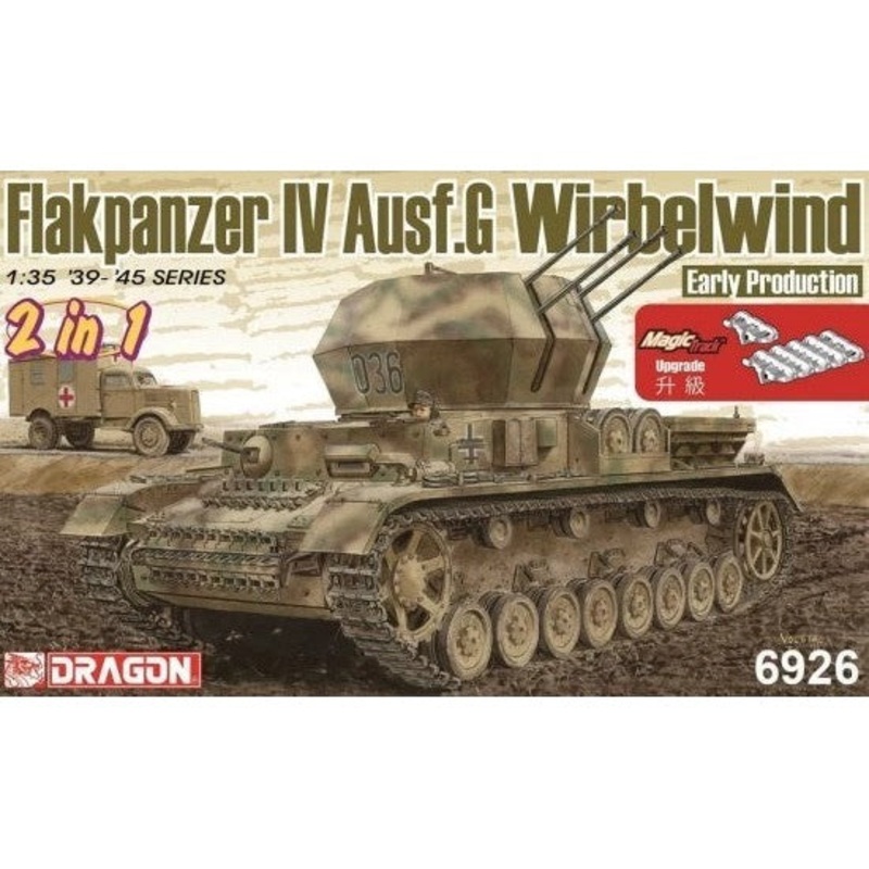 1/35 Flakpanzer IV Ausf.G “Wirbelwind” Early Production (2-in-1) Plastic Model Kit