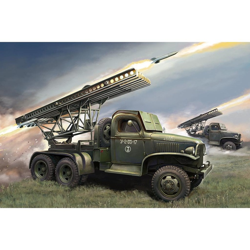 1/35 GAZ-AAA with BM13/16 Katyusha Plastic Model Kit