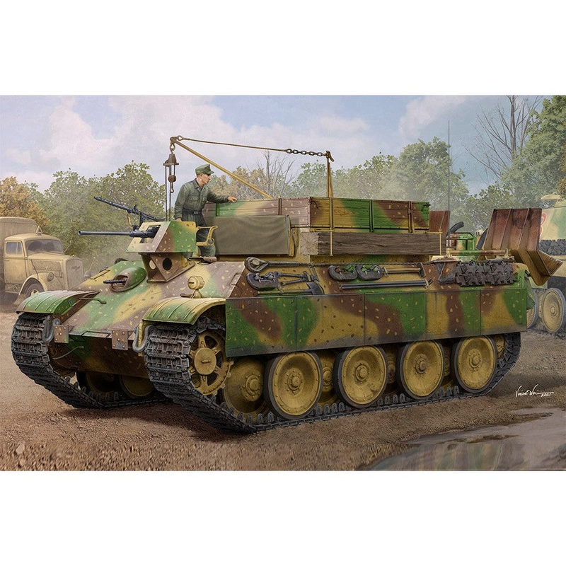 1/35 German Sd.Kfz.179 Bergepanther Ausf.G Late Version Plastic Model Kit