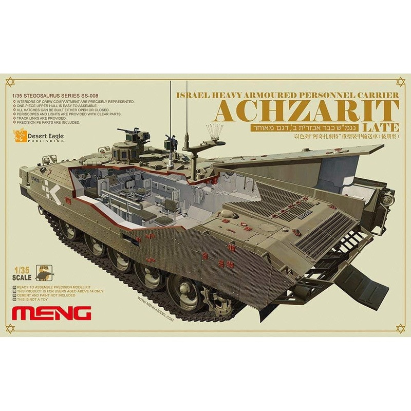 1/35 Israel Heavy Armoured Personnel Carrier Achzarit Late Plastic Model Kit