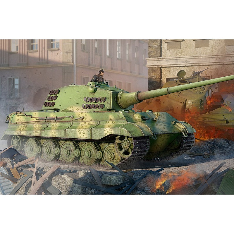 1/35 Pz.Kpfw.VI Sd.Kfz.182 Tiger II (Henschel 105mm) Plastic Model Kit
