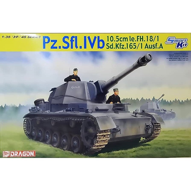 1/35 Pz.Sfl.IVb 10.5cm le.FH.18/1 Sd.Kfz.165/1 Ausf.A Plastic Model Kit