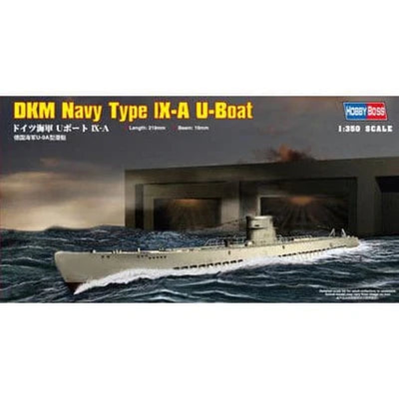 1/350 DKM Navy Type lX-A U-Boat Plastic Model Kit