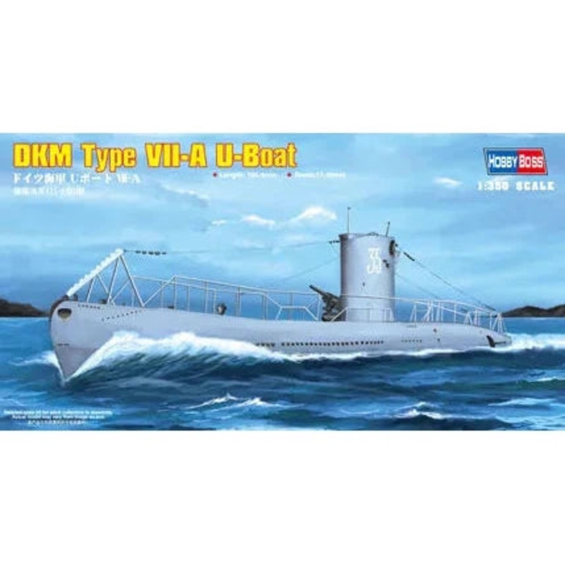 1/350 DKM Navy Type VII-A U-Boat Plastic Model Kit