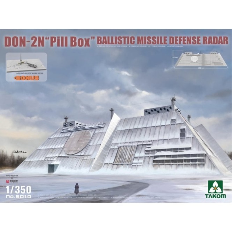 1/350 DON-2N “Pill Box” Ballistic Missile Defence Radar Plastic Model Kit