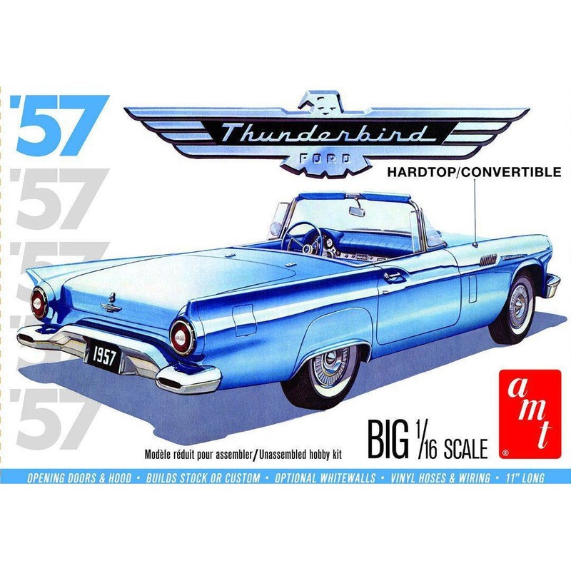 1/16 1957 Ford Thunderbird 2T Plastic Model Kit