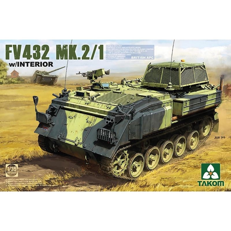 1/35 British APC FV432 Mk.2/1 Plastic Model Kit