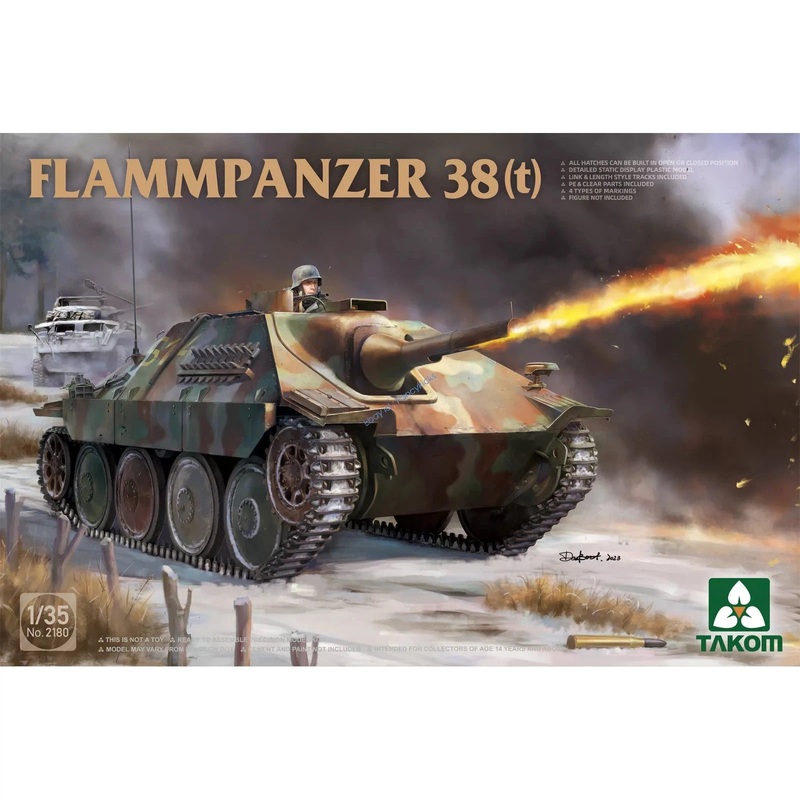 1/35 Flammpanzer 38(T) Plastic Model Kit