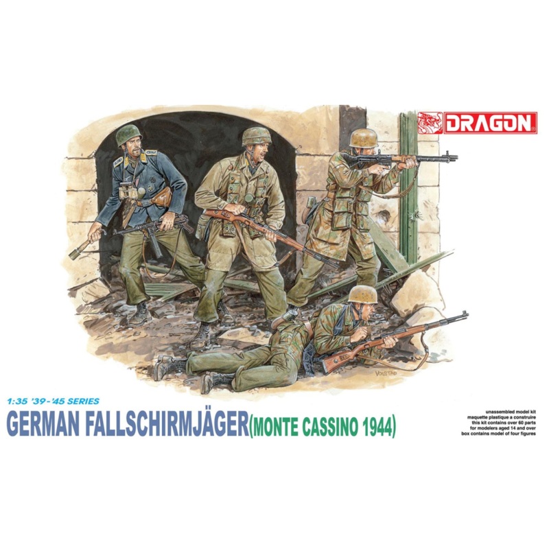 1/35 German Fallschirmjger (Monte Cassino 1944) Plastic Model Kit