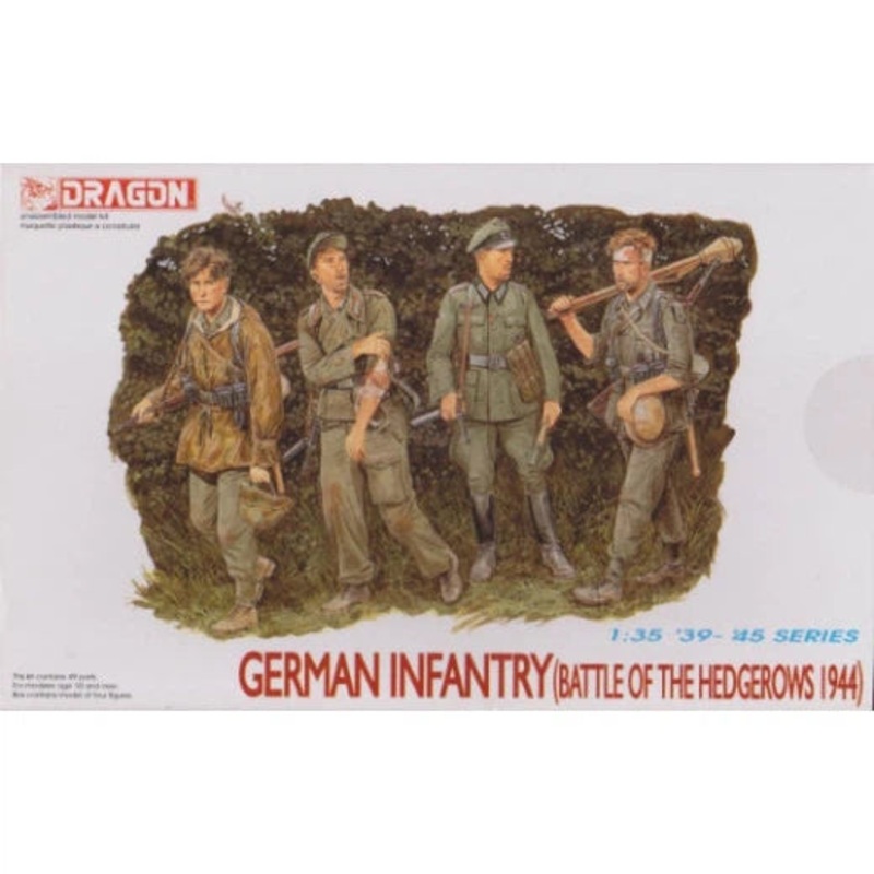 1/35 German Infantry (Battle Of The Hedgerows 1944) Plastic Model Kit