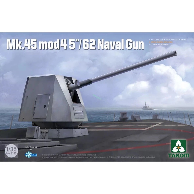 1/35 Mk.45 Mod4 5″/62 Naval Gun Australian Service Plastic Model Kit