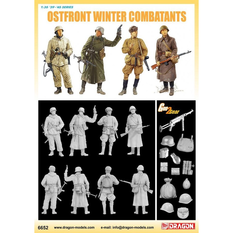 1/35 Ostfront Winter Combatants Plastic Model Kit