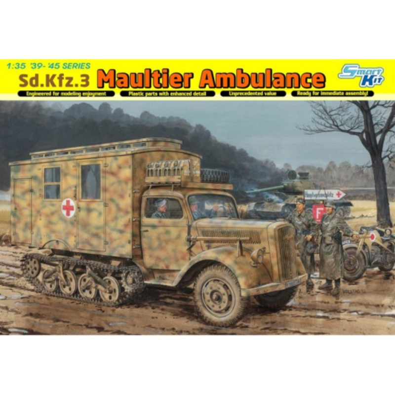 1/35 Sd.Kfz.3 Maultier Ambulance Plastic Model Kit