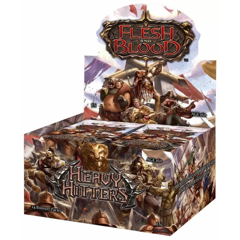 Flesh and Blood: Heavy Hitters  Booster Display