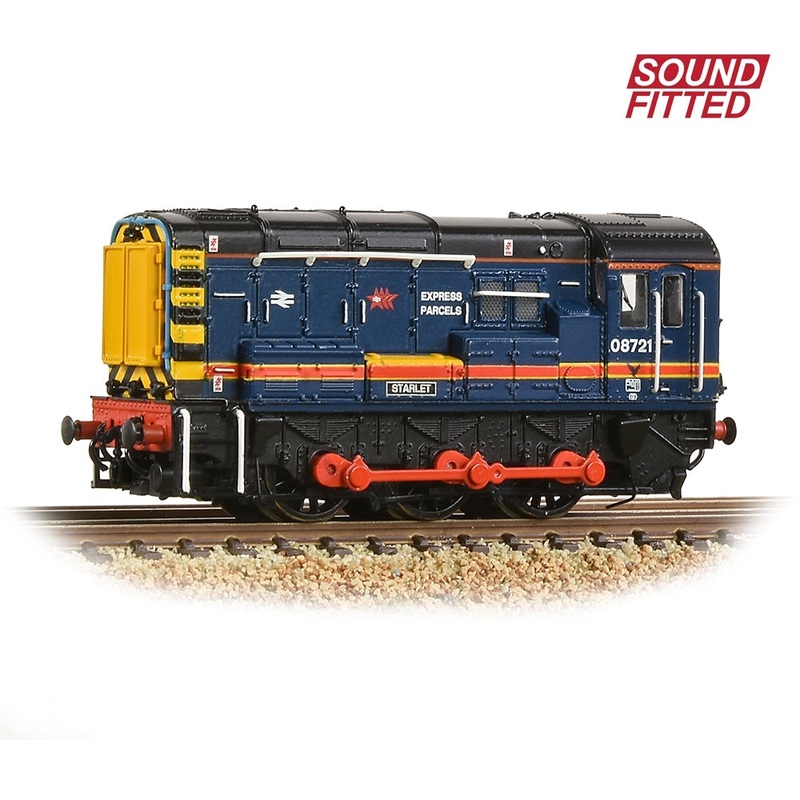 N Class 08 08721 ‘Starlet’ BR Red Star Express Parcels