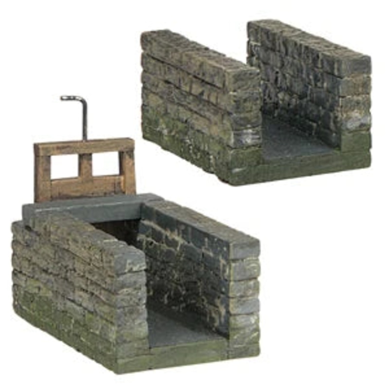 OO Watermill Race and Gate