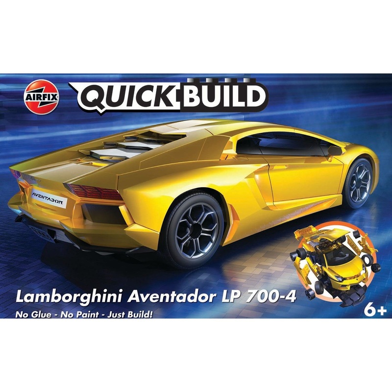 Quickbuild Lamborghini Aventador LP 700-4 – Yellow