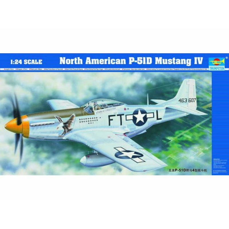 1/24 North American P-51D Mustang IV Plastic Model Kit
