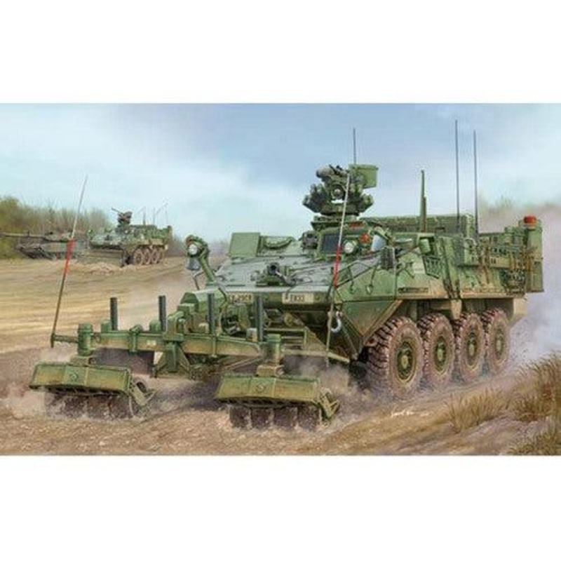 1/35 M1132 Stryker Engineer Squad Vehicle with LWMR-Mine Roller/SOB