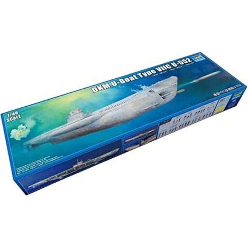 1/48 DKM U-Boat Type VIIC U-552 Plastic Model Kit